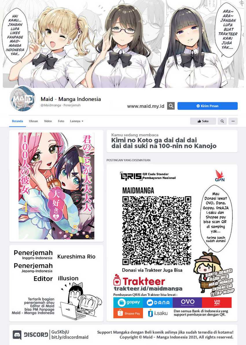 Manga Kimi no Koto ga Dai Dai Dai Dai Daisuki na 100-ri no Kanojo Chapter 63 gambar 2