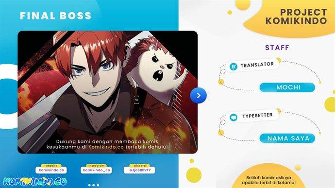 Komik Final Boss Chapter 6 gambar 1