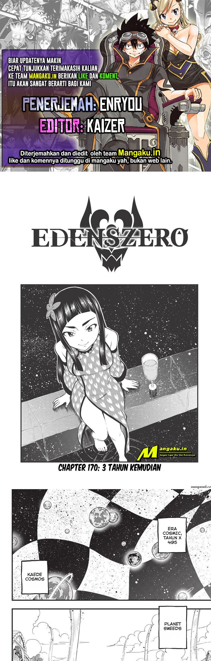 Komik Eden's Zero Chapter 170 gambar 1
