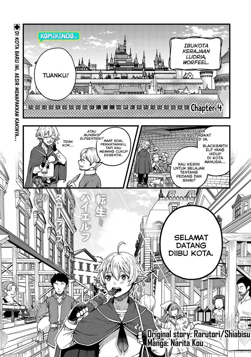 Manga Tensei Shite High Elf ni Narimashitaga, Slow Life wa 120-nen de Akimashita Chapter 4 gambar 2
