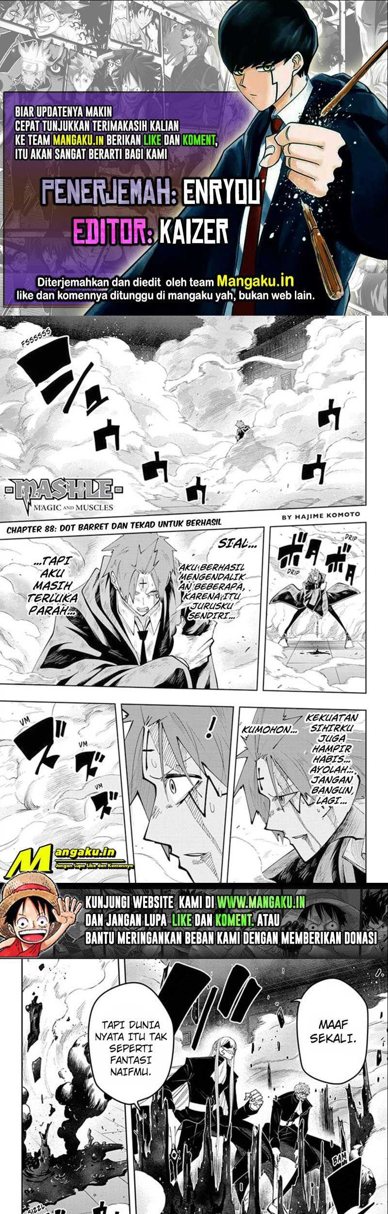 Komik Mashle: Magic and Muscles Chapter 88 gambar 1