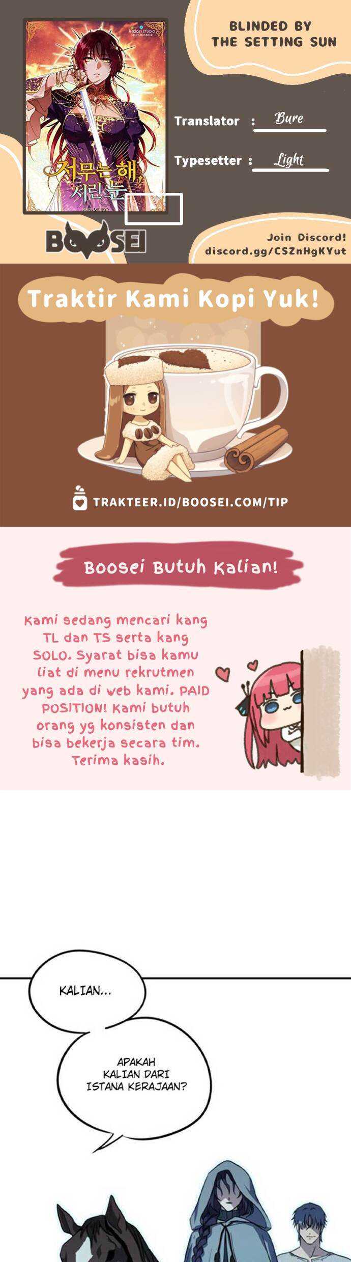 Komik Blinded By The Setting Sun Chapter 40 gambar 1