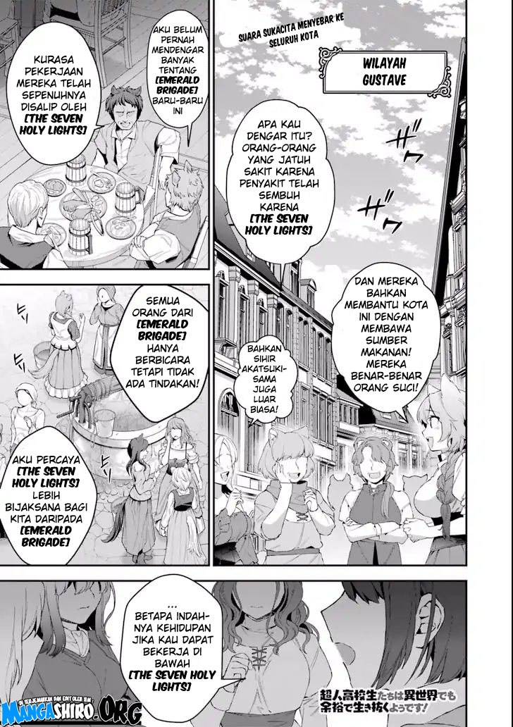 Choujin Koukousei-tachi wa Isekai demo Yoyuu de Ikinuku you desu! Chapter 40 - Halaman 2