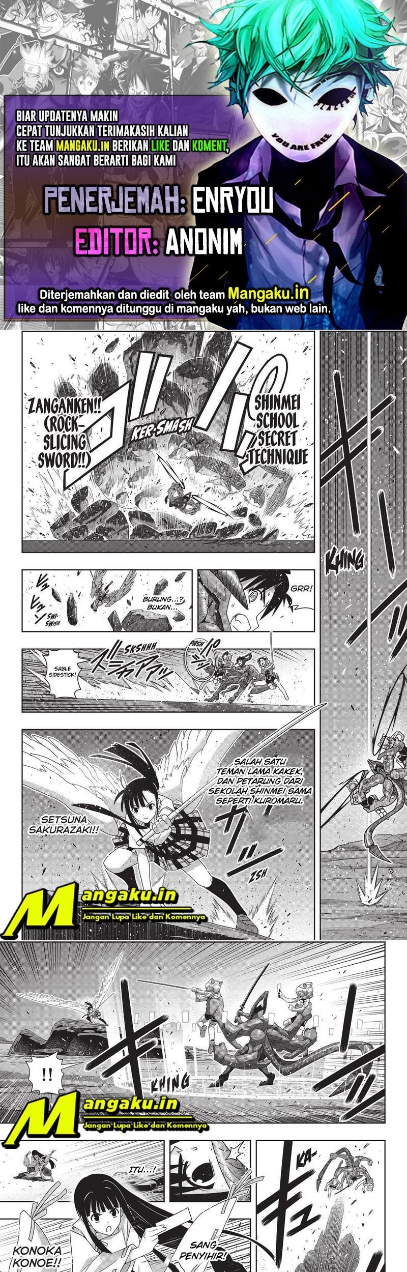 Komik UQ Holder! Chapter 190.2 gambar 1