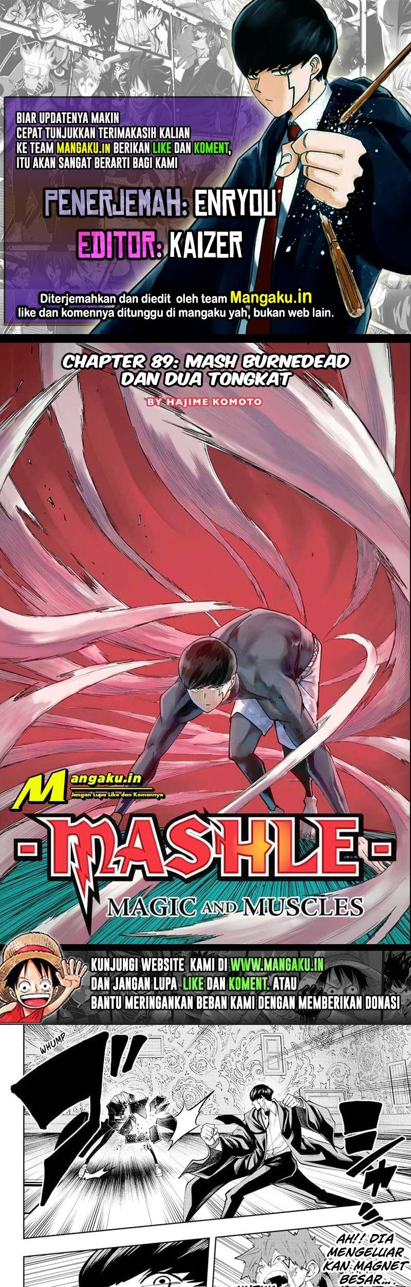 Komik Mashle: Magic and Muscles Chapter 89 gambar 1