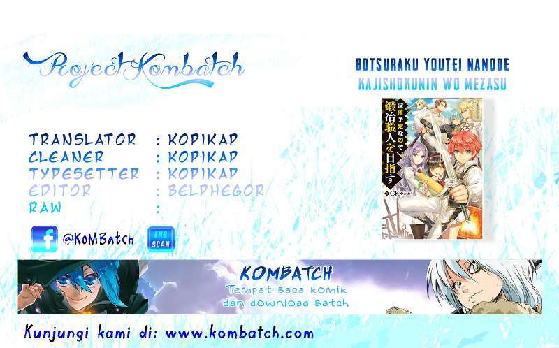 Komik Botsuraku Yotei nano de, Kaji Shokunin wo Mezasu Chapter 07 gambar 1