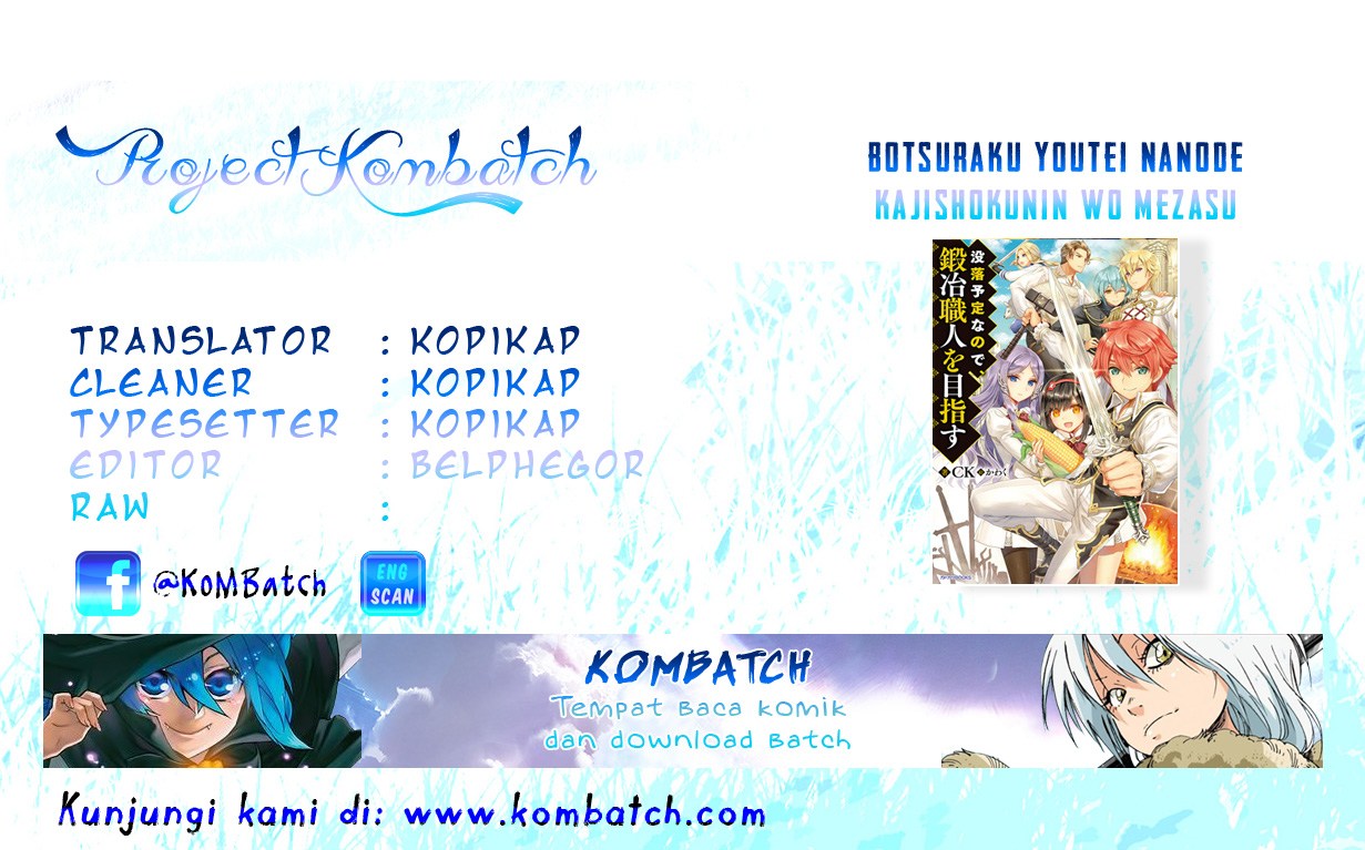 Komik Botsuraku Yotei nano de, Kaji Shokunin wo Mezasu Chapter 06 gambar 1
