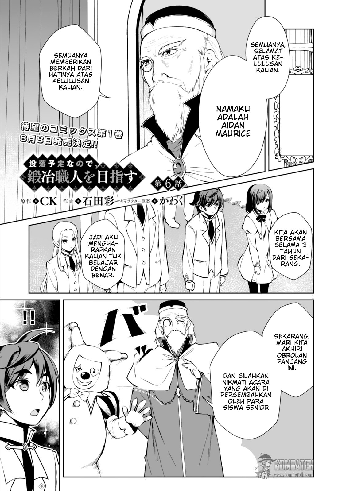 Botsuraku Yotei nano de, Kaji Shokunin wo Mezasu Chapter 06 - Halaman 3