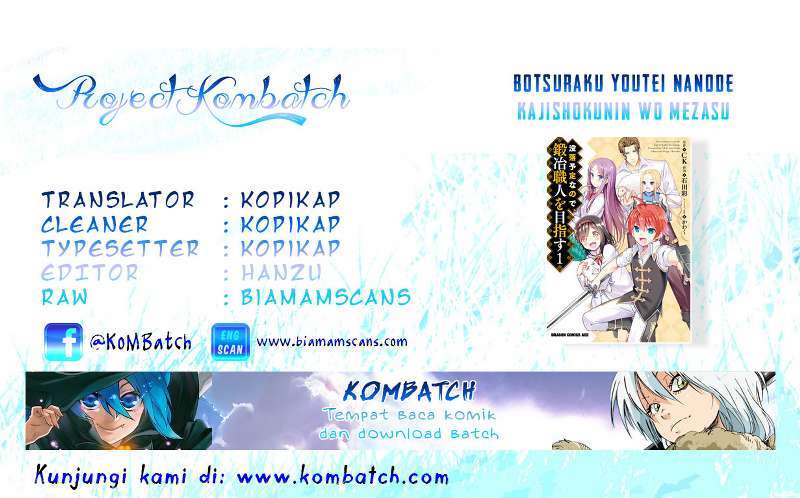 Komik Botsuraku Yotei nano de, Kaji Shokunin wo Mezasu Chapter 04 gambar 1