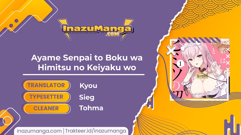 Komik Ayame-senpai wa Boku to Himitsuno Keiyaku wo Chapter 02 gambar 1
