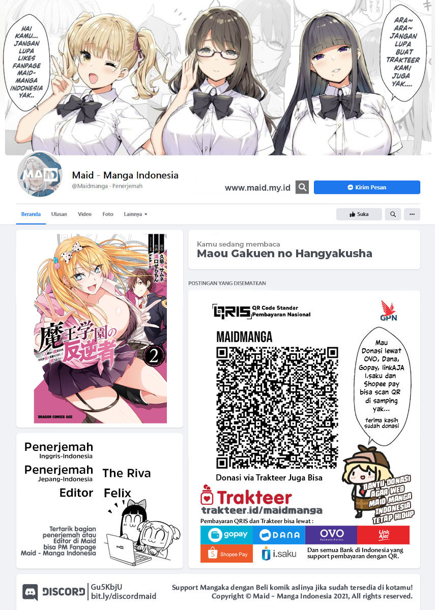 Manga Maou Gakuen no Hangyakusha Chapter 19 gambar 2