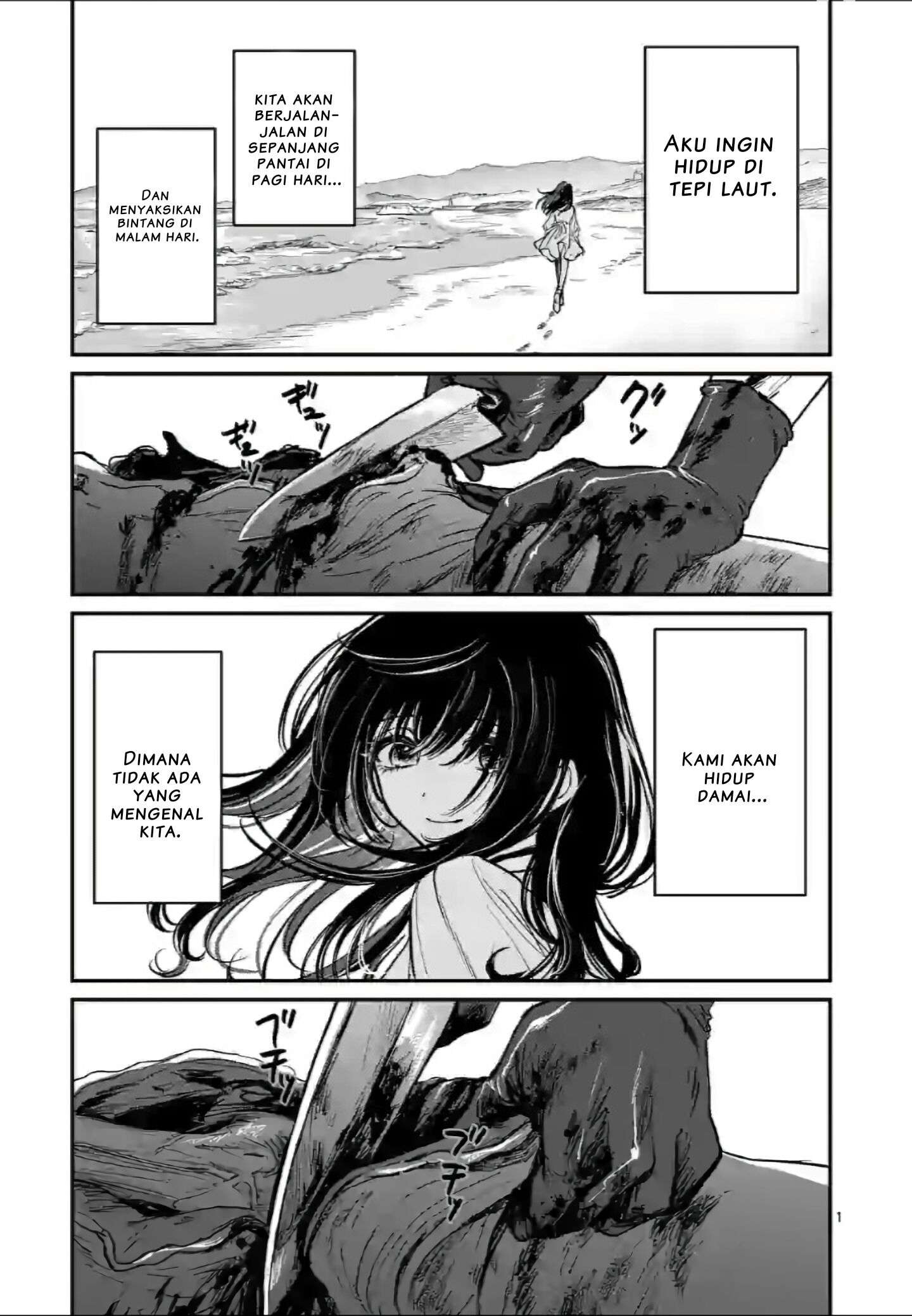 Manga Kimi ni Koisuru Satsujinki Chapter 01 gambar 2