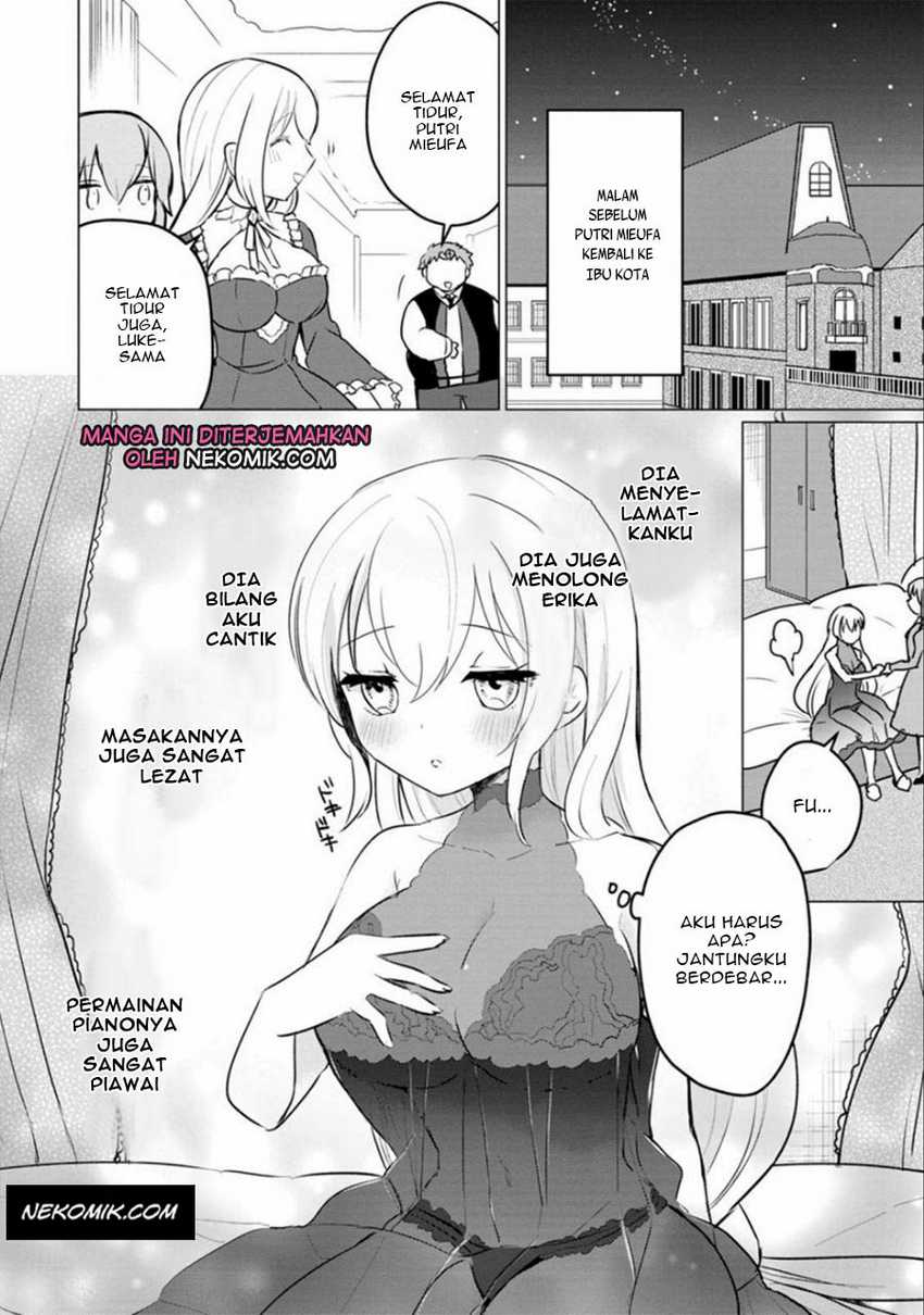 Manga Tensei Saki ga Zannen Ouji Datta Ken: Ima wa Fukkin 1-kai mo Dekinai kedo Yasete Isekai Sukuimasu Chapter 10 gambar 2