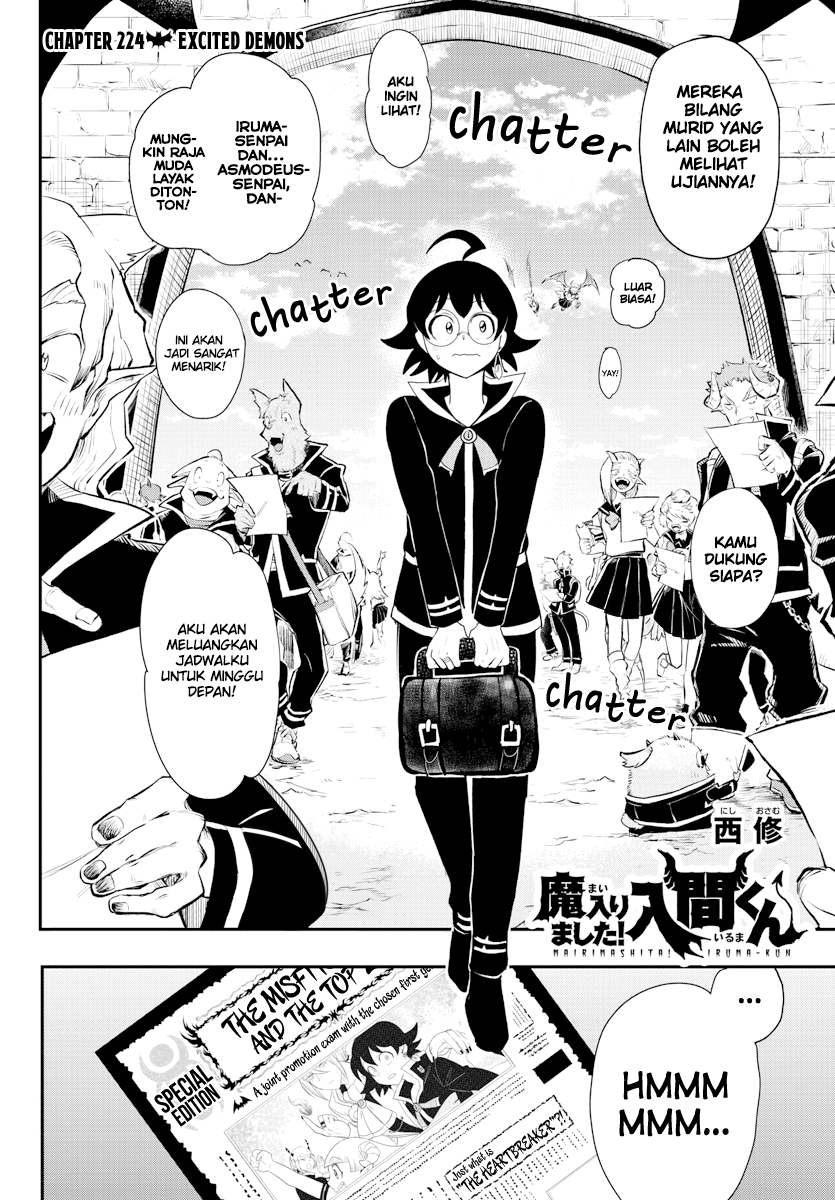 Mairimashita! Iruma-kun Chapter 224 - Halaman 2