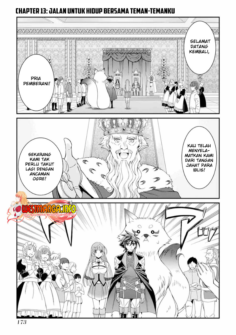 Manga Shikkoku tsukai no saikyo yusha nakama zen’in ni uragira retanode saikyo no mamono Chapter 13. gambar 2