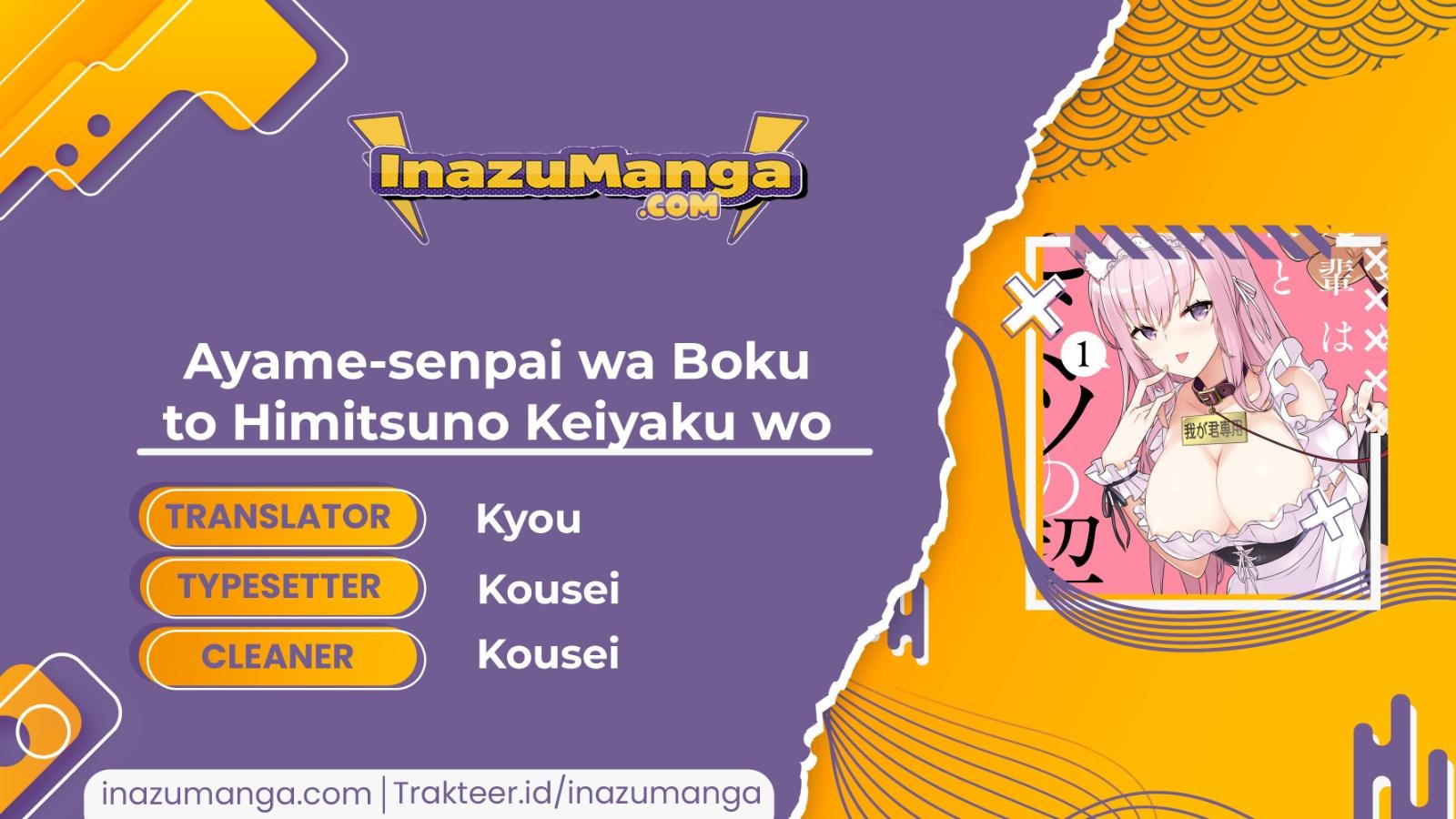 Manga Ayame-senpai wa Boku to Himitsuno Keiyaku wo Chapter 03 gambar 2