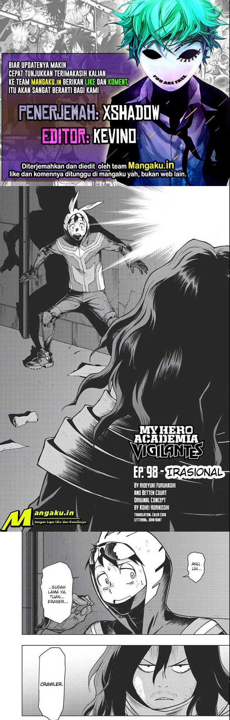 Komik Vigilante: Boku no Hero Academia Illegal Chapter 98 gambar 1