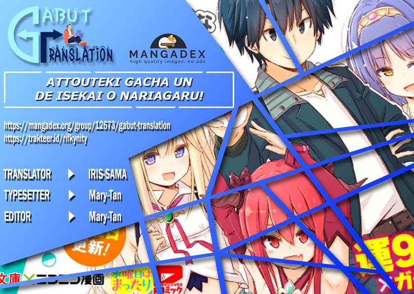 Komik Attouteki Gacha Un De Isekai O Nariagaru! Chapter 09.1 gambar 1