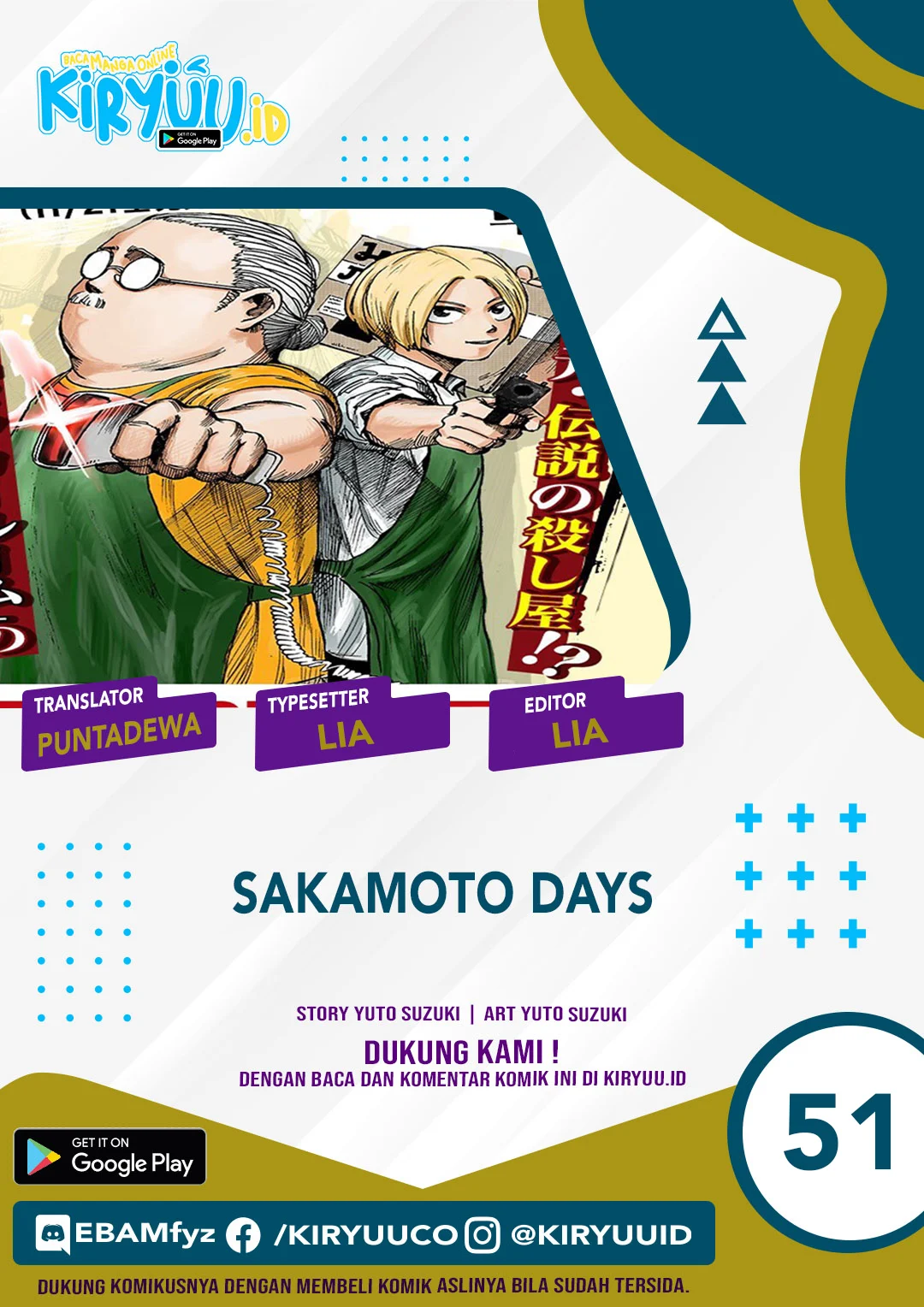 Komik Sakamoto Days Chapter 51 gambar 1