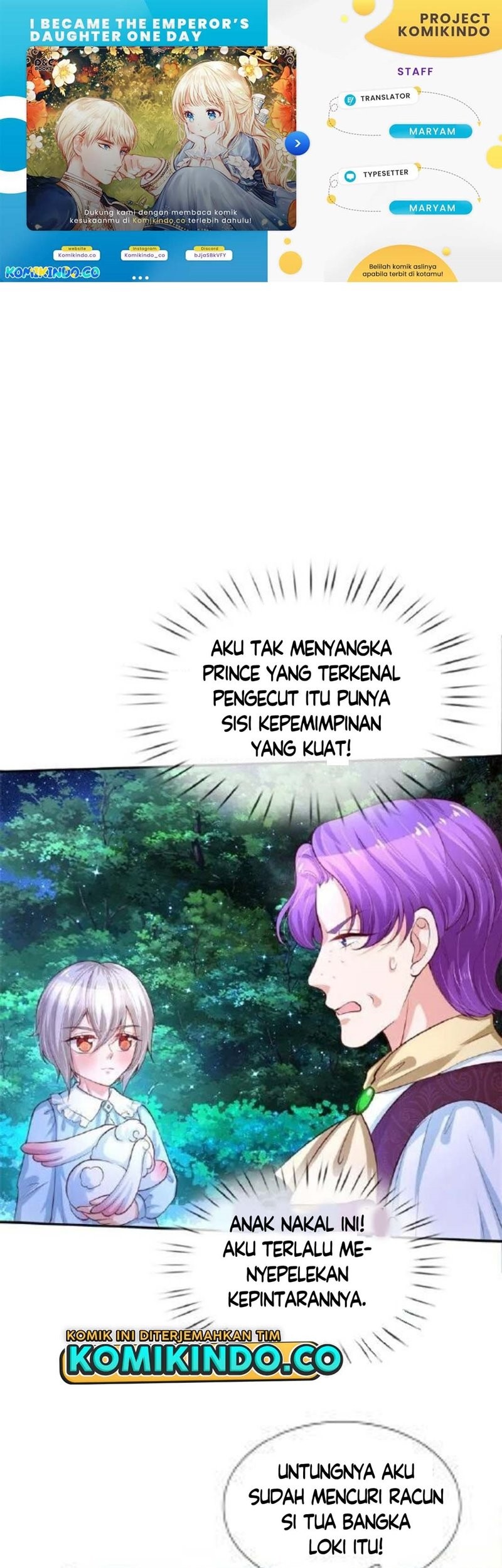 Komik I Became The Emperor’s Daughter One Day Chapter 113 gambar 1