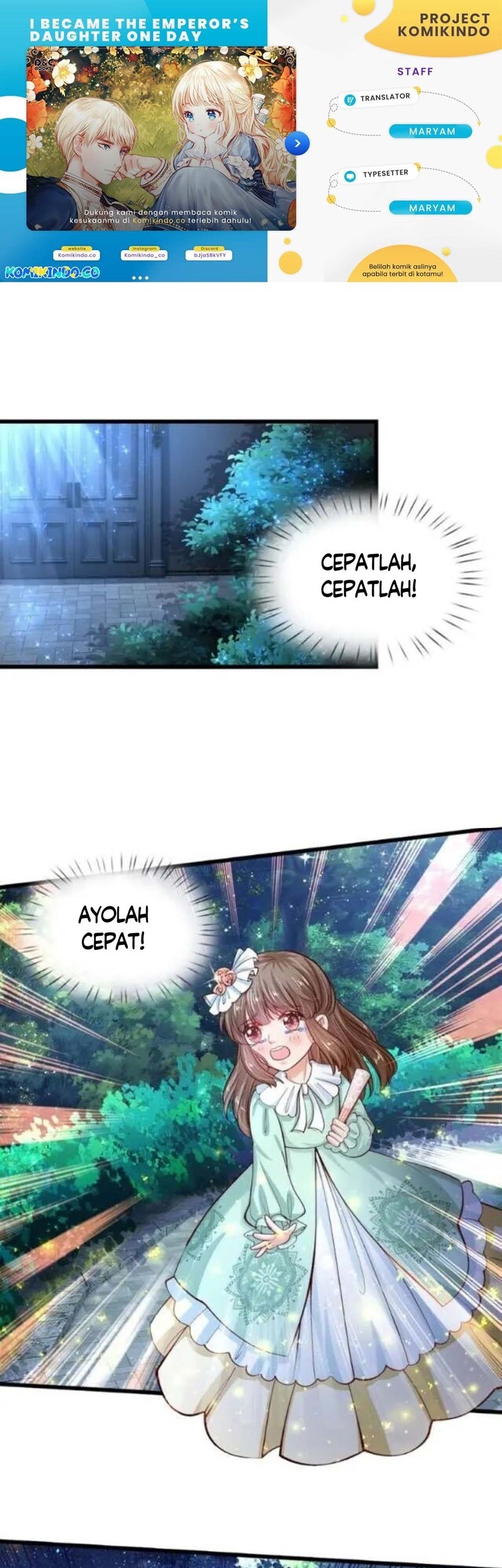 Komik I Became The Emperor’s Daughter One Day Chapter 111 gambar 1