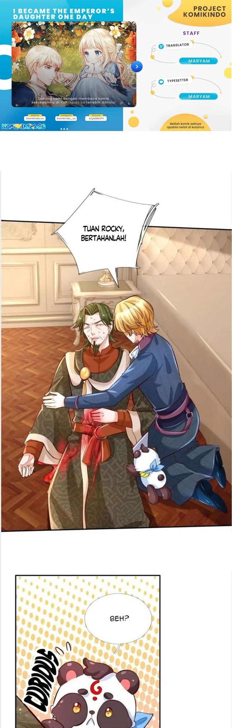 Komik I Became The Emperor’s Daughter One Day Chapter 110 gambar 1