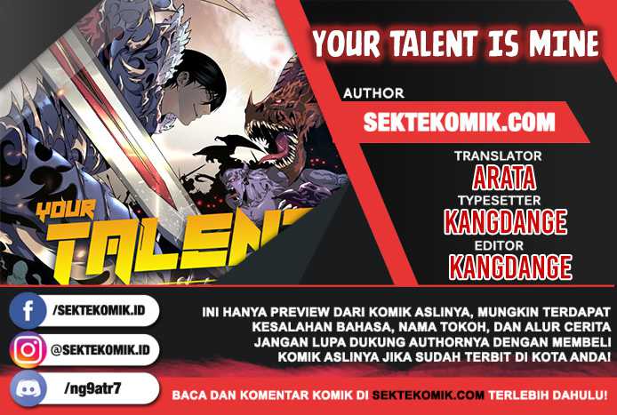 Komik Your Talent is Mine Chapter 20 gambar 1