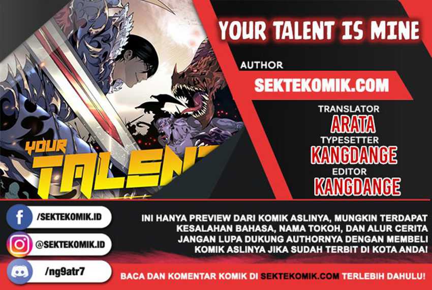 Komik Your Talent is Mine Chapter 21 gambar 1