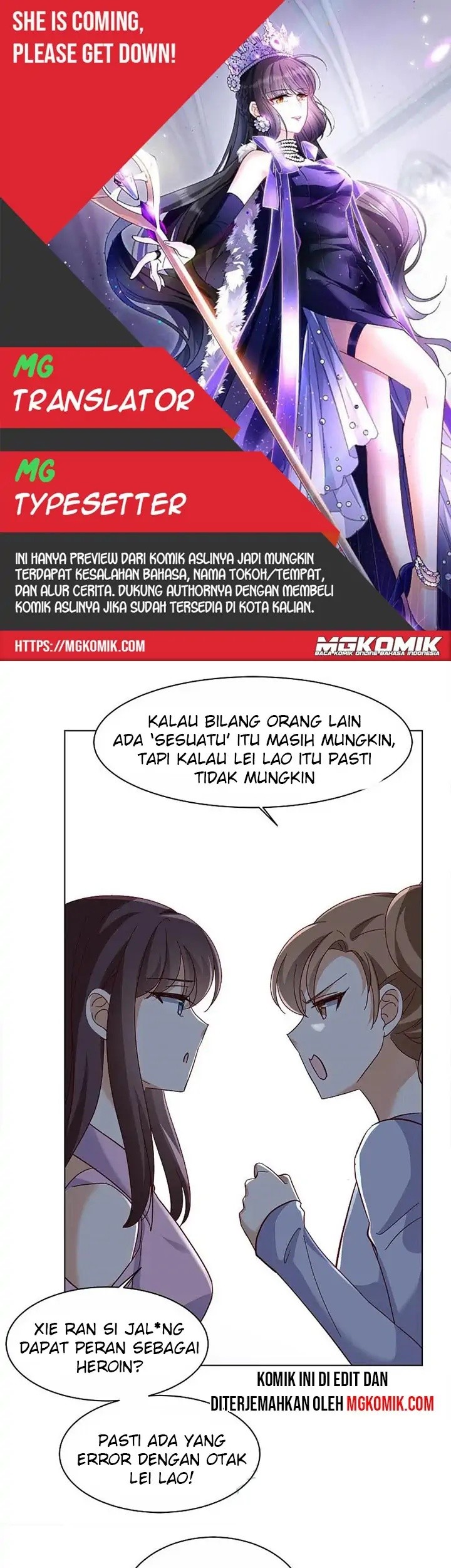 Komik She Is Coming, Please Get Down! Chapter 66.3 gambar 1
