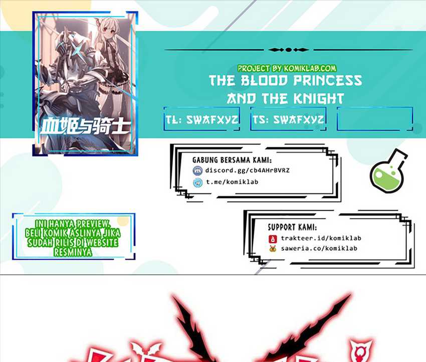 Komik The Blood Princess And The Knight Chapter 173 gambar 1