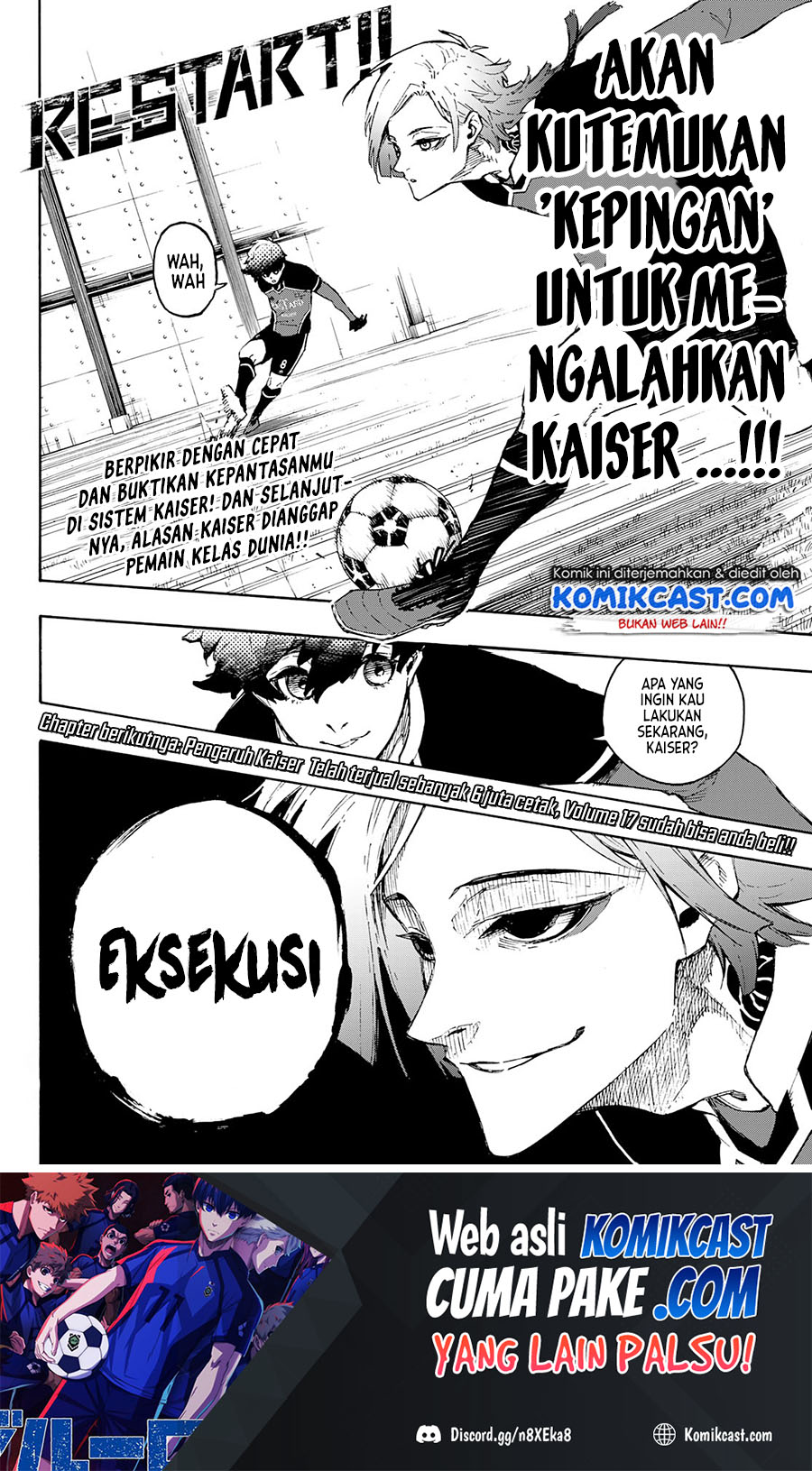 Blue Lock Chapter 161 - Halaman 20