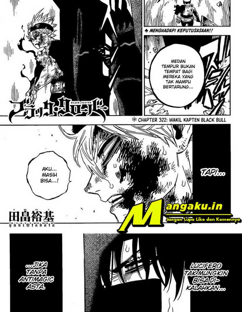 Black Clover Chapter 322 - Halaman 2