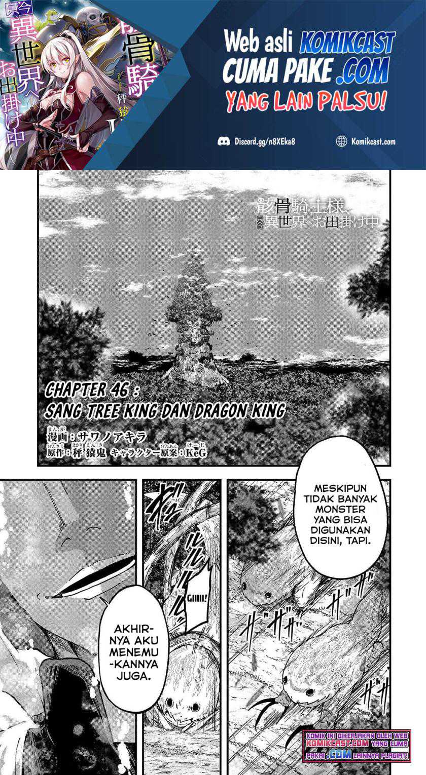 Manga Gaikotsu Kishi-sama, Tadaima Isekai e Odekake-chuu Chapter 46 gambar 2