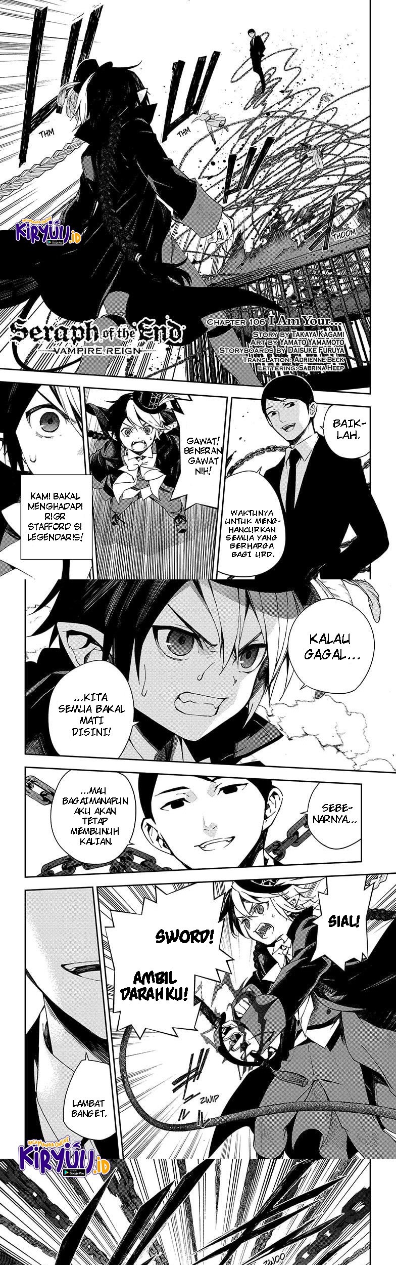 Manga Owari no Seraph Chapter 106 gambar 2
