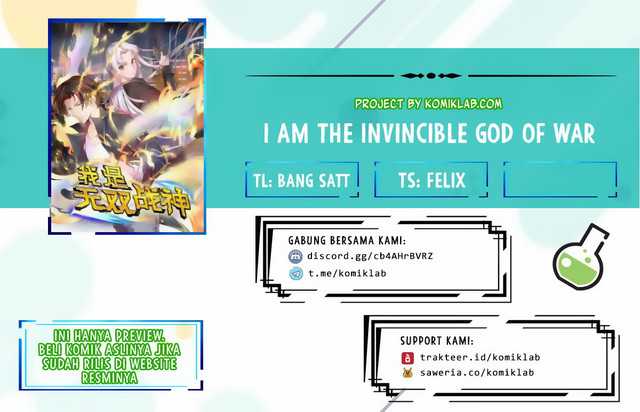 Komik I Am the Invincible God of War Chapter 31 gambar 1
