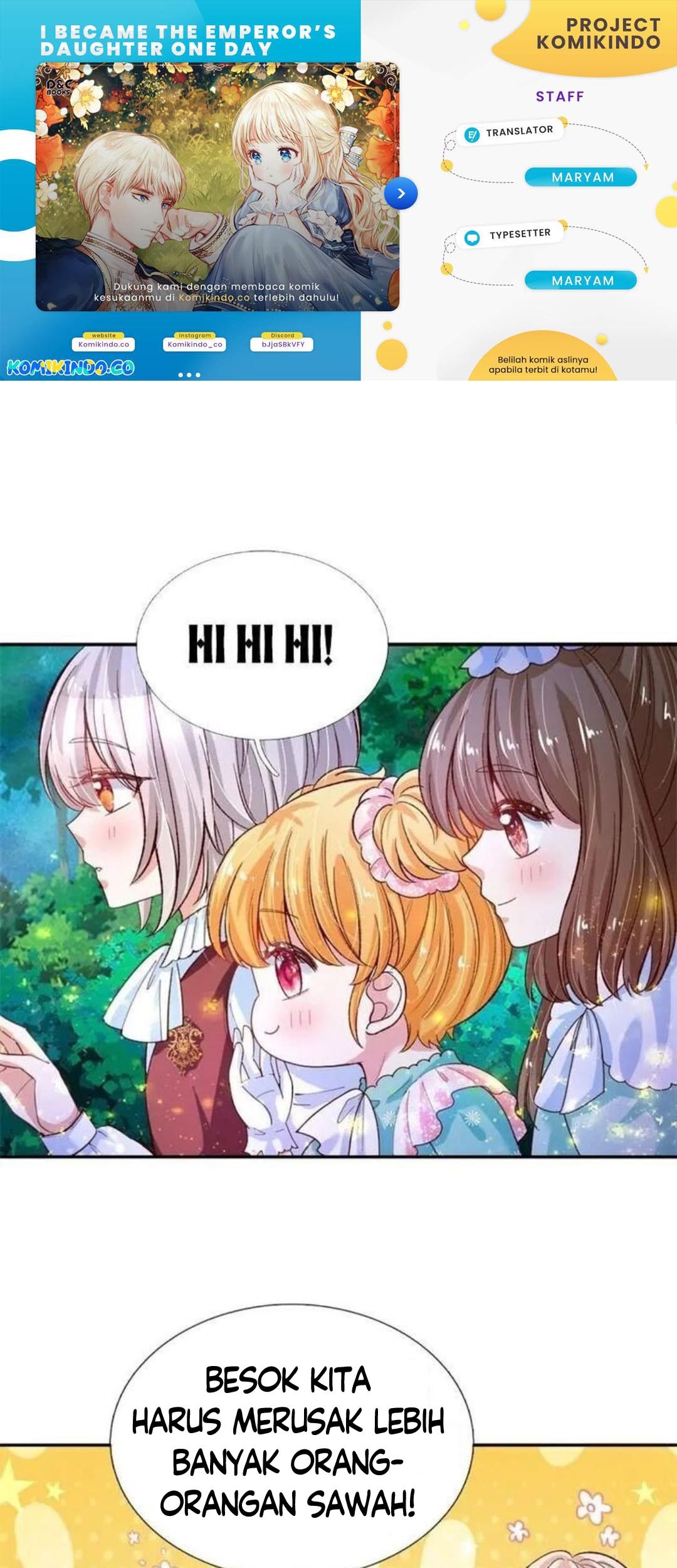 Komik I Became The Emperor’s Daughter One Day Chapter 135 gambar 1