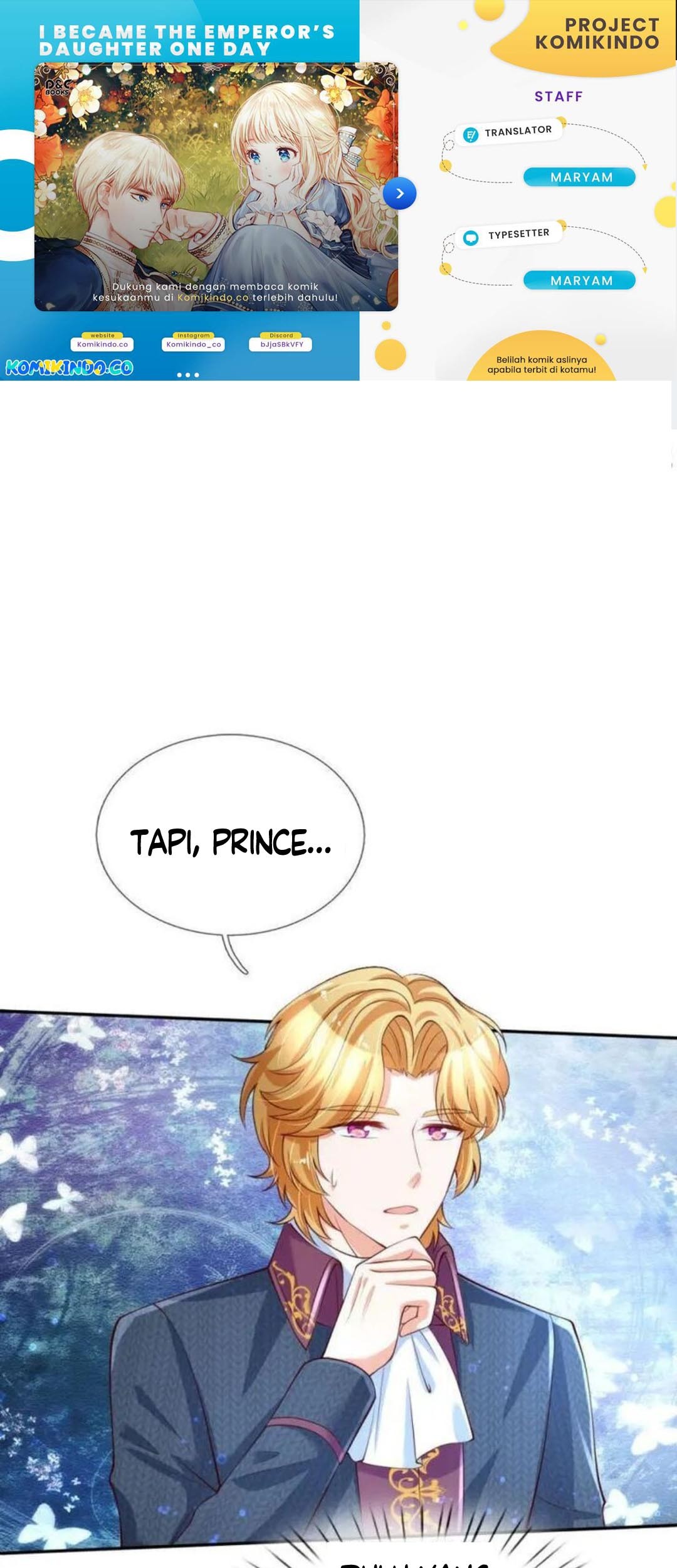 Komik I Became The Emperor’s Daughter One Day Chapter 134 gambar 1