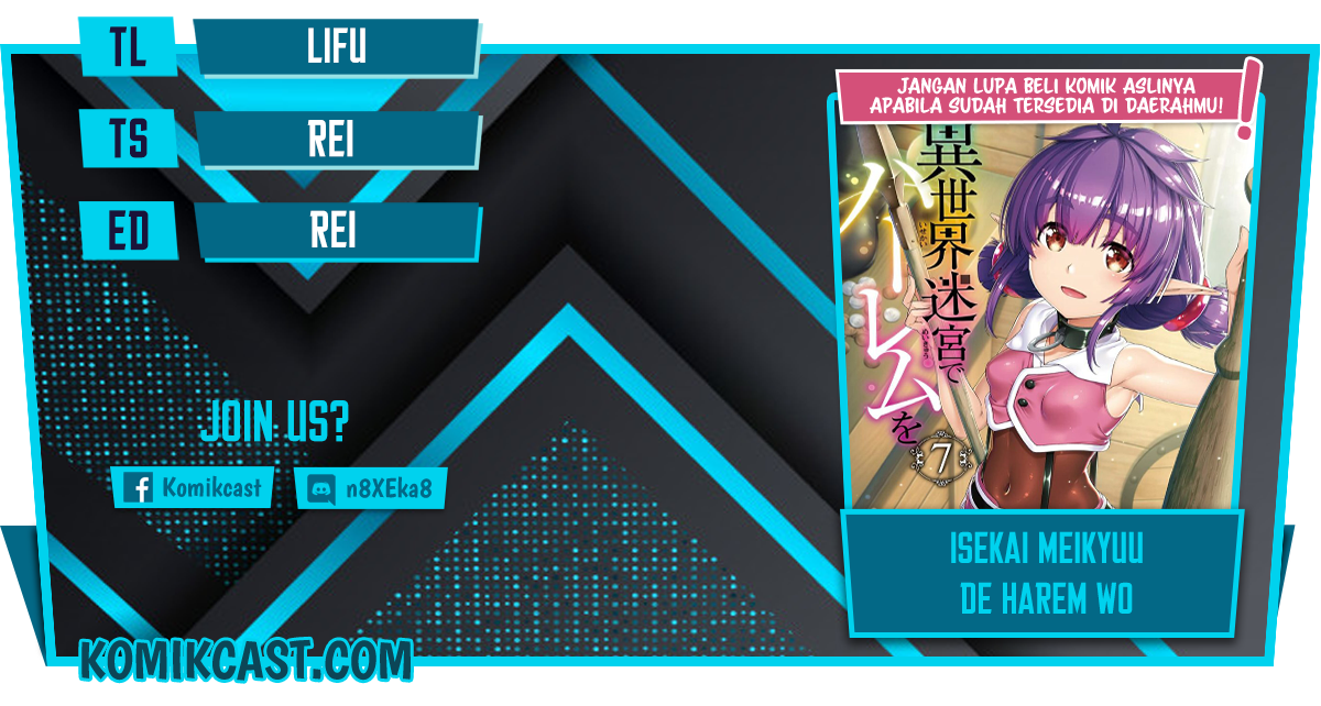 Komik Isekai Meikyuu de Harem wo Chapter 55 gambar 1