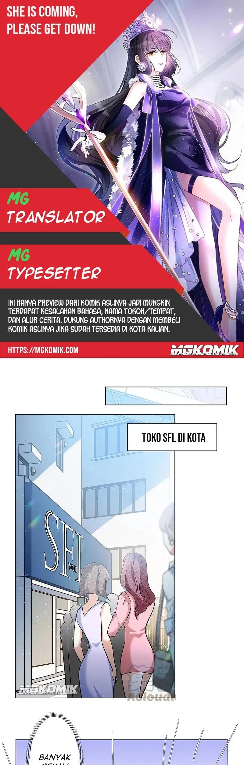 Komik She Is Coming, Please Get Down! Chapter 68.3 gambar 1