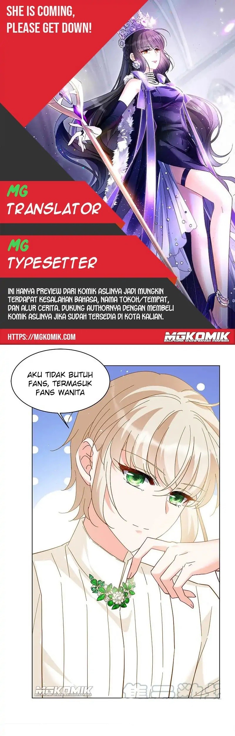 Komik She Is Coming, Please Get Down! Chapter 68.2 gambar 1