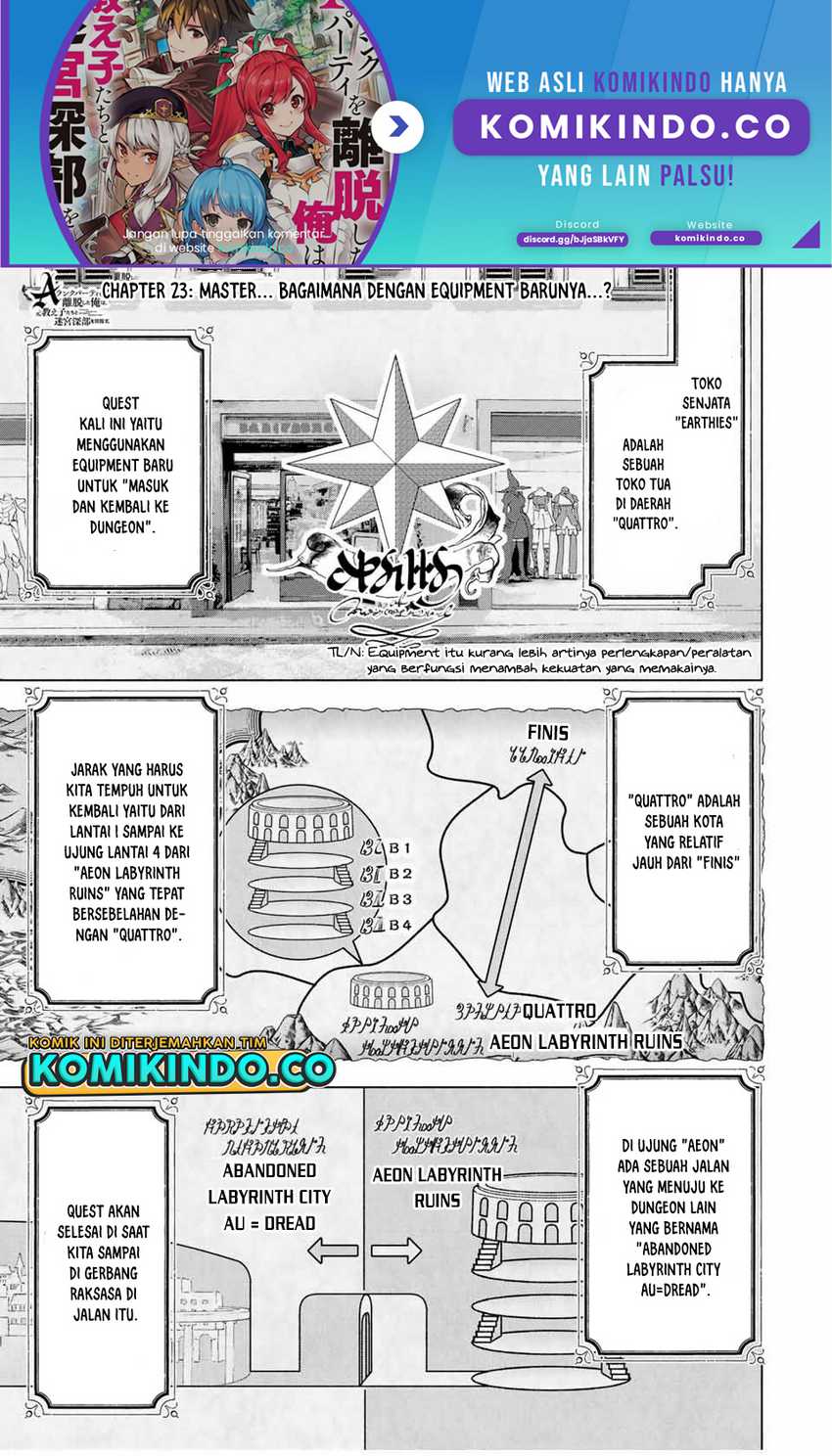 A Rank Party wo Ridatsu Shita Ore wa, Moto Oshiego Tachi to Meikyuu Shinbu wo Mezasu Chapter 23 - Halaman 2