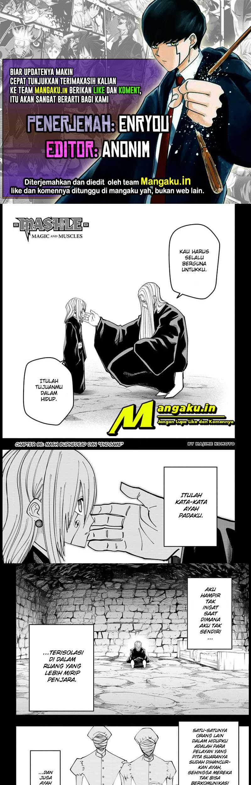 Komik Mashle: Magic and Muscles Chapter 98 gambar 1