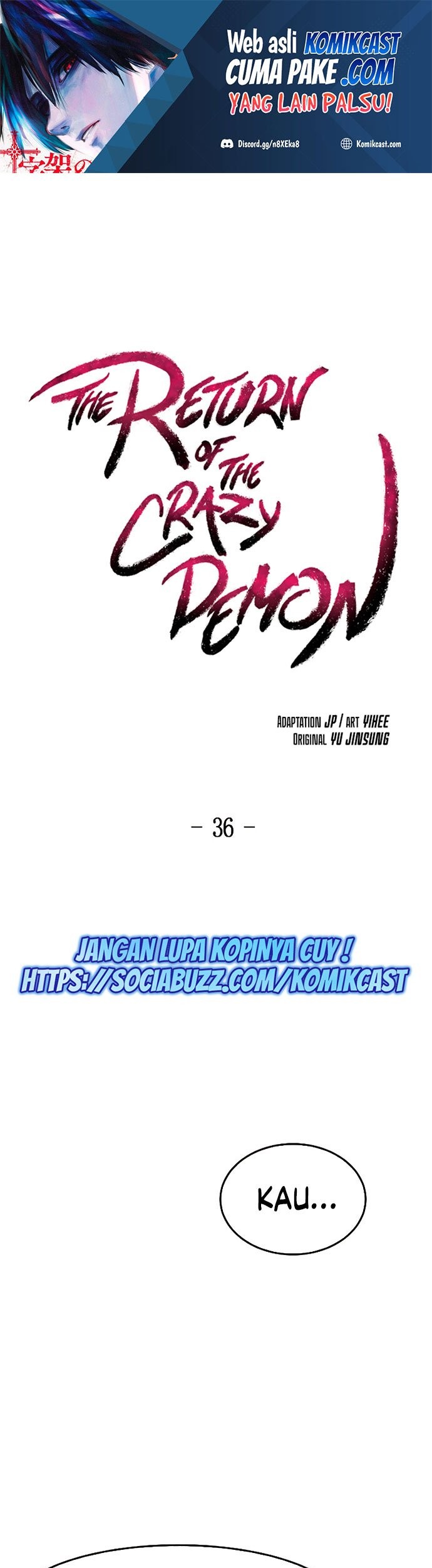 Manhwa Return of the Mad Demon Chapter 36 gambar 2