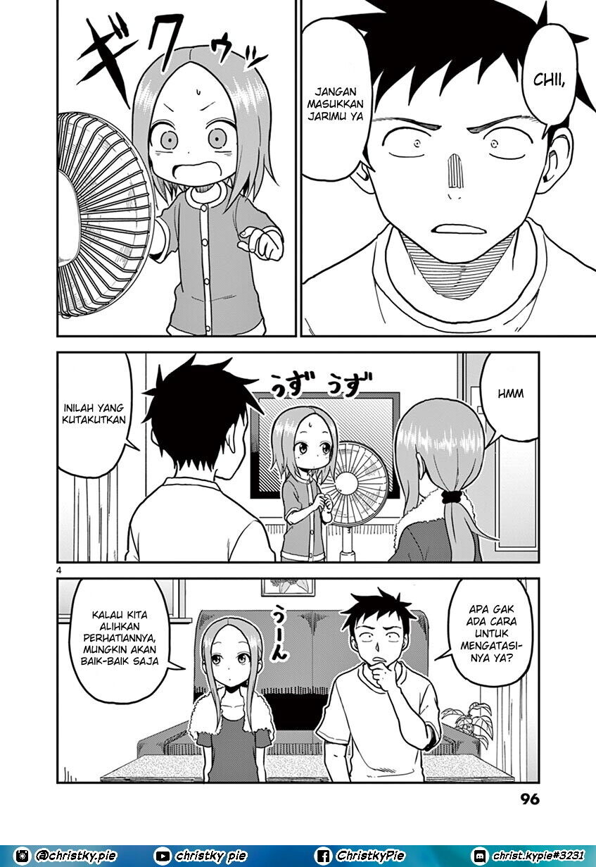 Karakai Jouzu no (Moto) Takagi-san Chapter 104 - Halaman 4