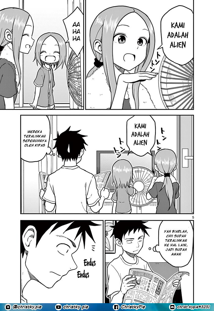 Karakai Jouzu no (Moto) Takagi-san Chapter 104 - Halaman 5