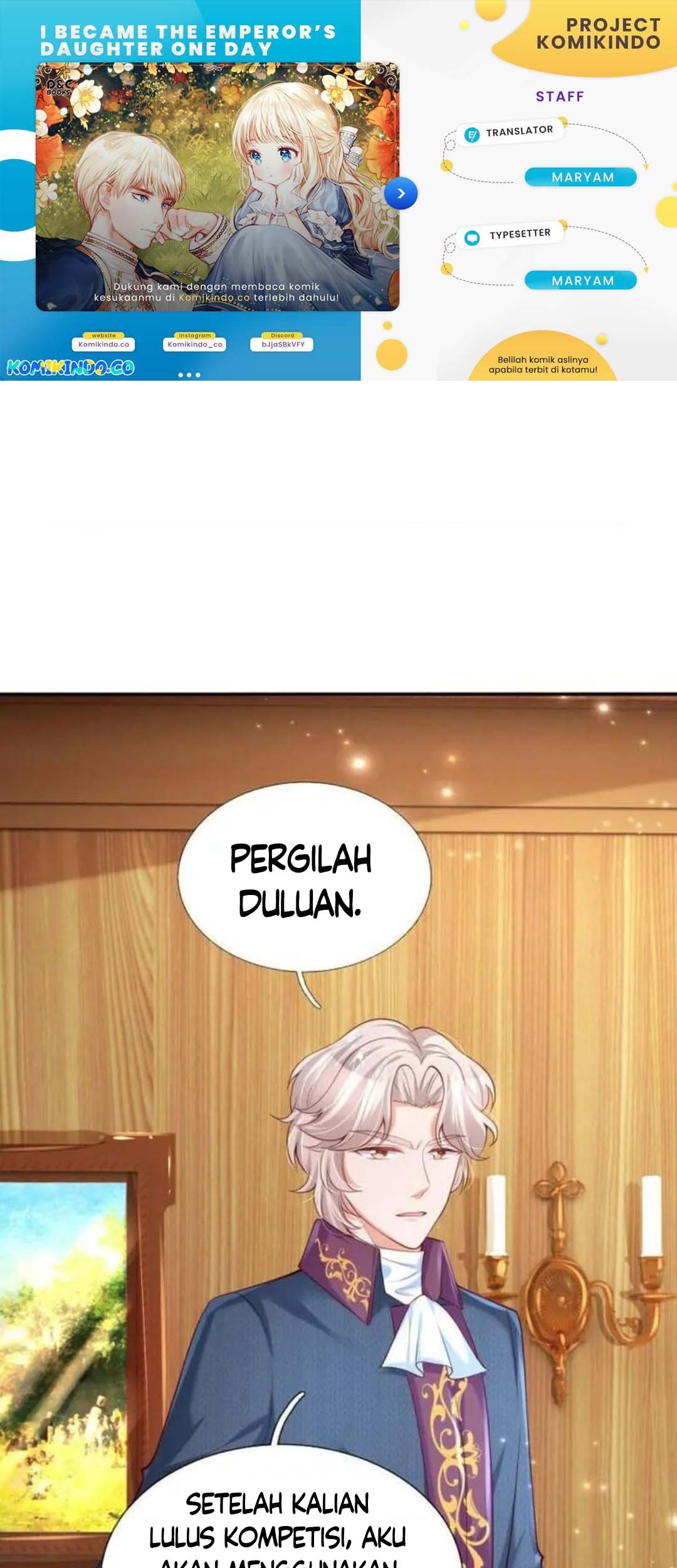 Komik I Became The Emperor’s Daughter One Day Chapter 144 gambar 1
