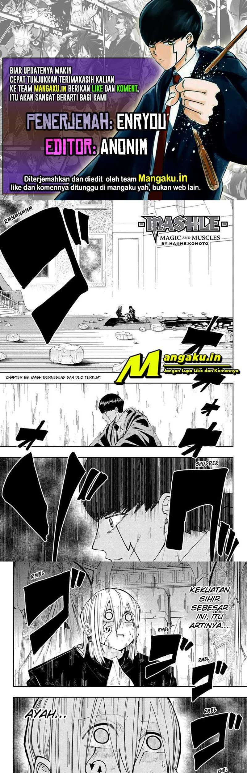 Komik Mashle: Magic and Muscles Chapter 99 gambar 1