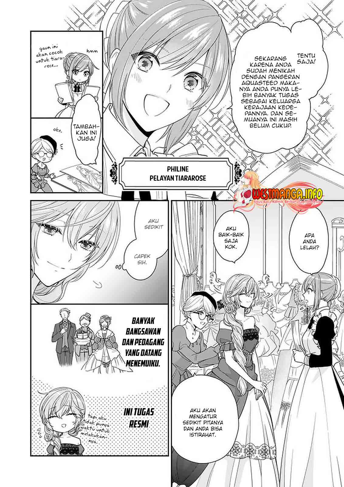 Akuyaku Reijou wa Ringoku no Outaishi ni Dekiai sareru Chapter 25 - Halaman 6