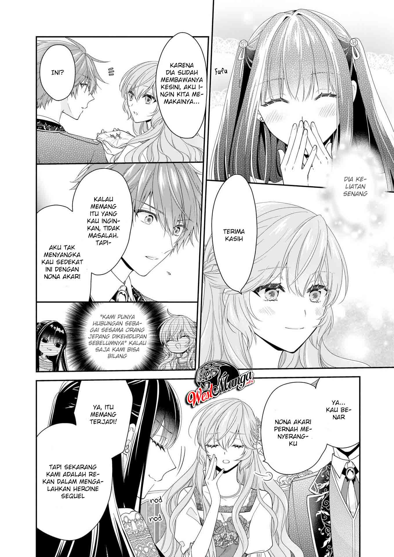 Akuyaku Reijou wa Ringoku no Outaishi ni Dekiai sareru Chapter 22 - Halaman 23