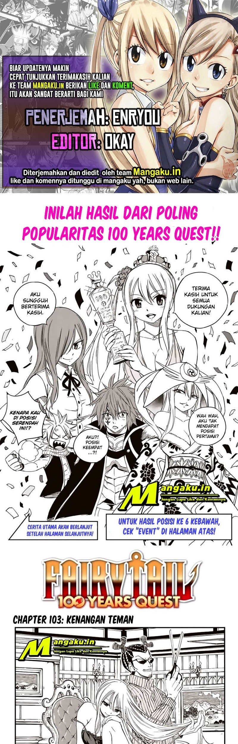 Komik Fairy Tail: 100 Years Quest Chapter 103 gambar 1